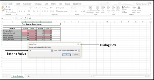 نافذة أكبر من في الاكسل2013