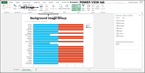 محموعة اضافة صور للخلفية في اكسل2013