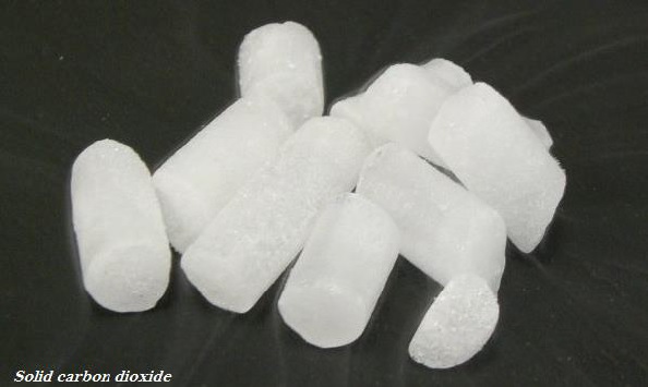 ثاني اكسيد الكربون في الحالة الصلبة